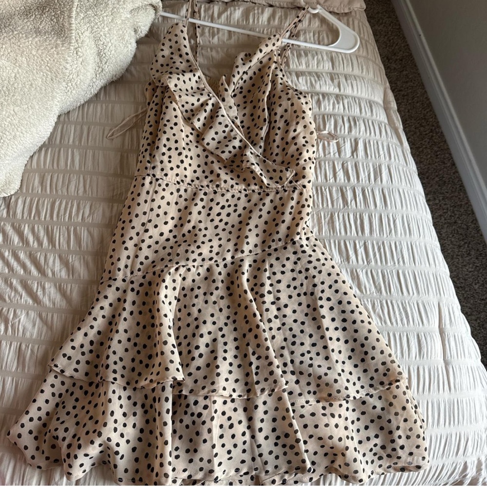 Polka Dot Ruffle Dress